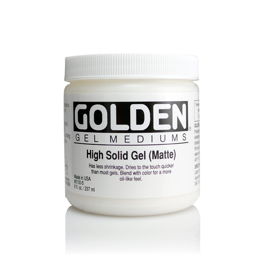 Golden High Solid Gel (Matte) 237ml - theartshop.com.au