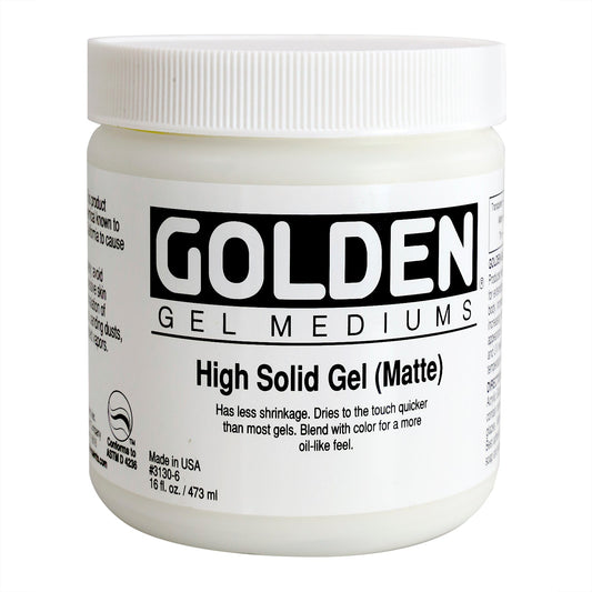 Golden High Solid Gel (Matte) 473ml - theartshop.com.au