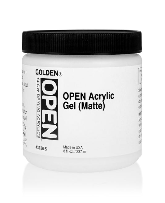 Golden OPEN Acrylic Gel (Matte) 237ml - theartshop.com.au