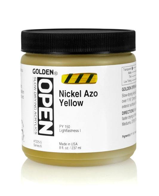 Golden Open Acrylics 237ml Nickel Azo Yellow - theartshop.com.au