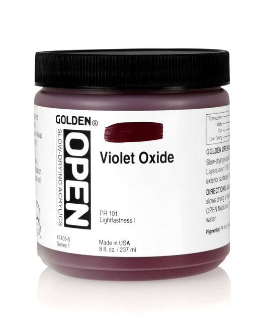 Golden Open Acrylics 237ml Violet Oxide - theartshop.com.au