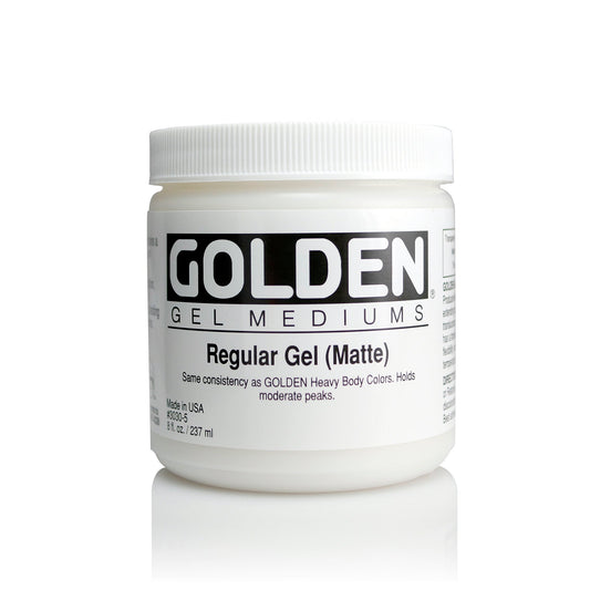 Golden Regular Gel (Matte) 237ml Tub - theartshop.com.au