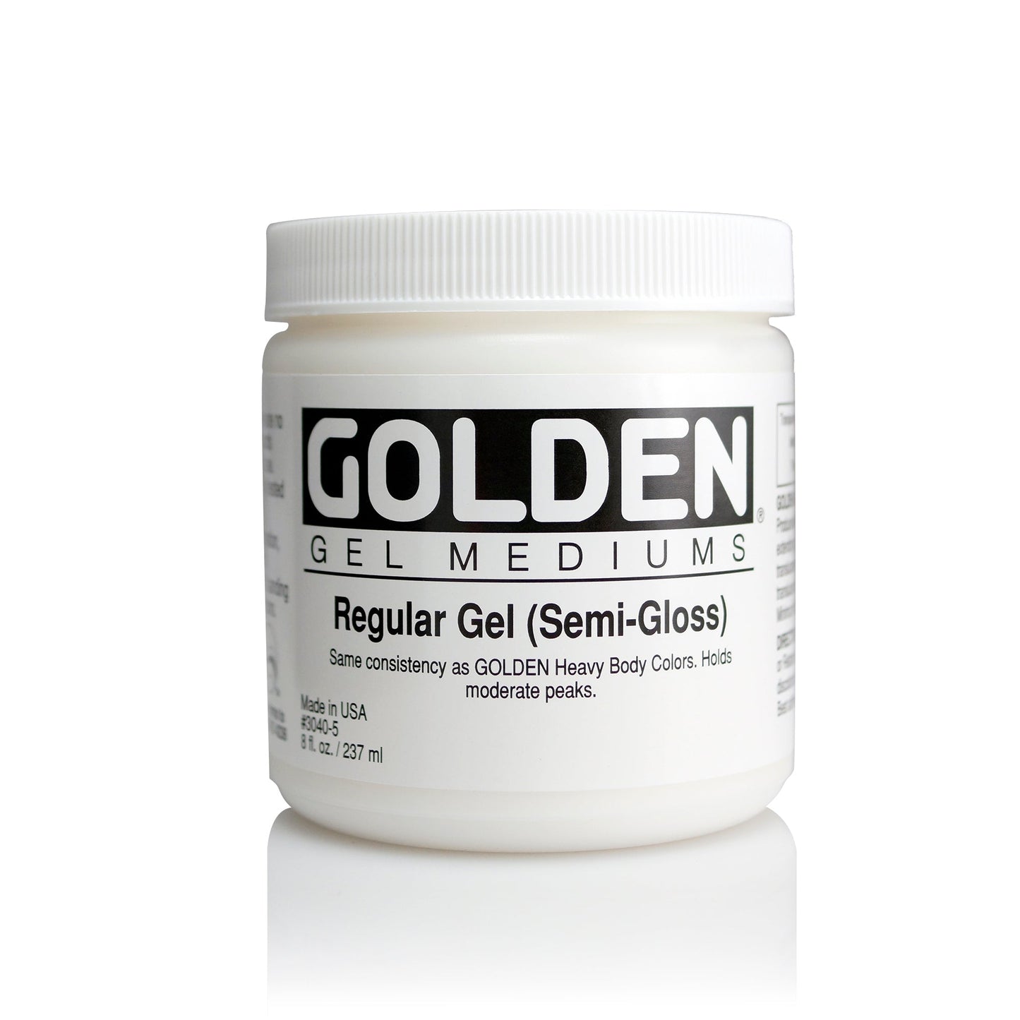 Golden Regular Gel (Semi-Gloss) 237ml Tub - theartshop.com.au