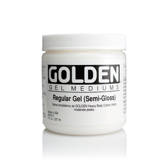 Golden Regular Gel (Semi-Gloss) 237ml Tub - theartshop.com.au
