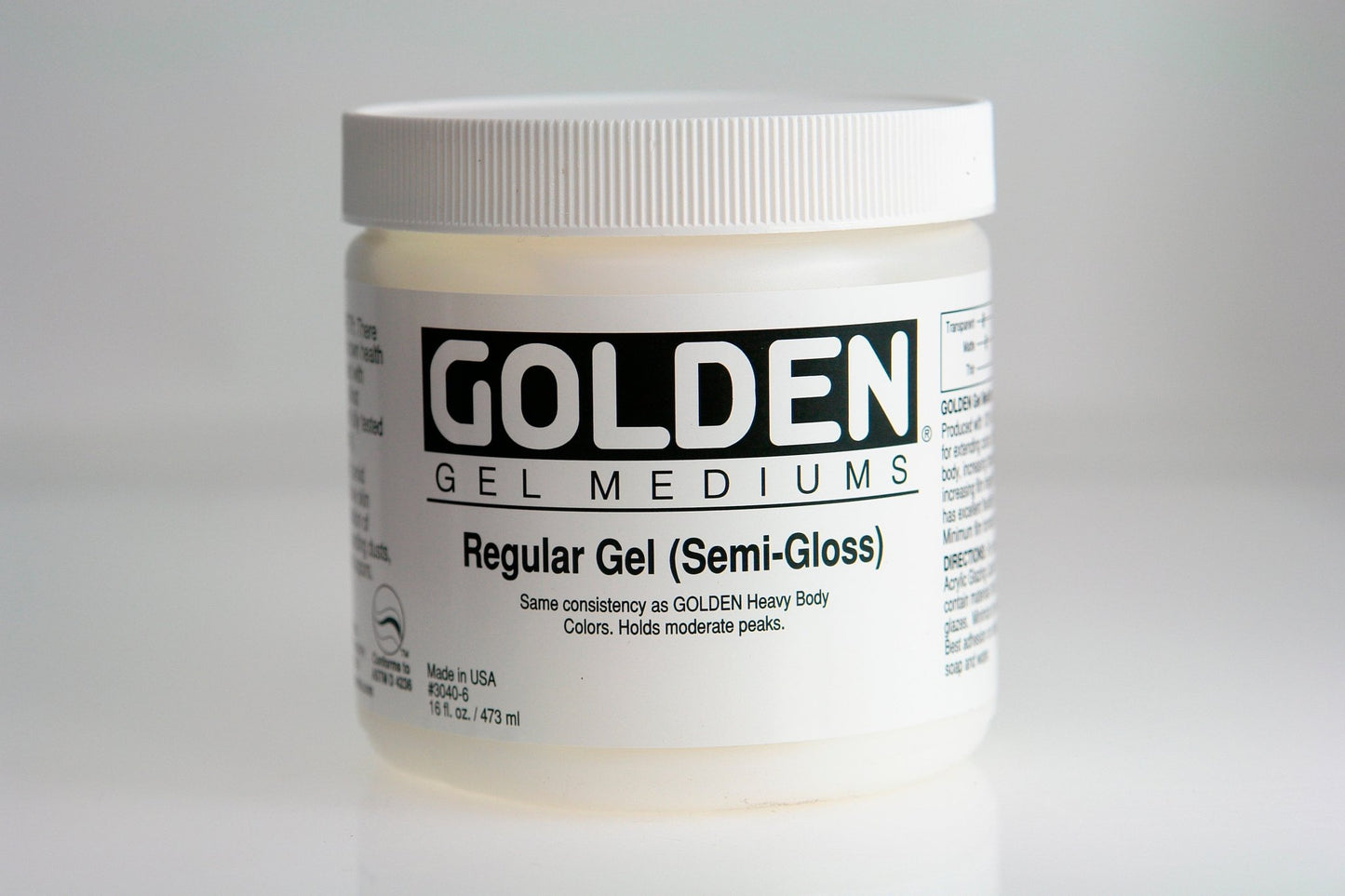 Golden Regular Gel (Semi-Gloss) 473ml - theartshop.com.au