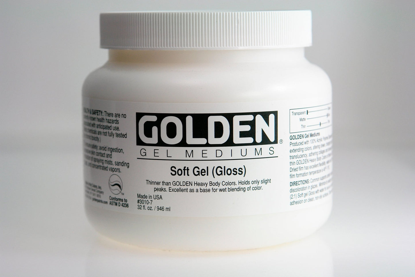 Golden Soft Gel (Gloss) 946ml - theartshop.com.au