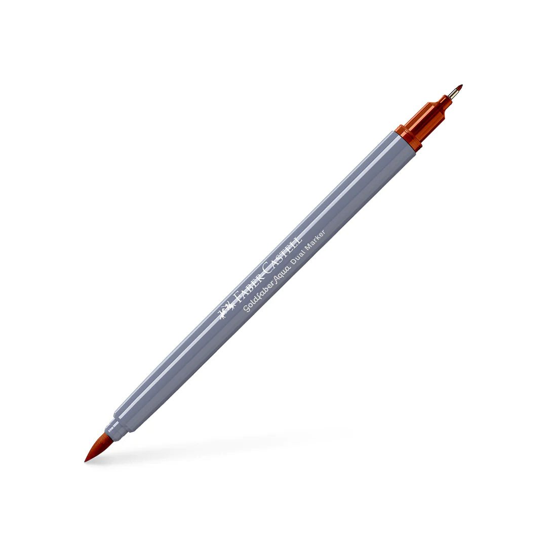 Goldfaber Aqua Dual Marker 187 Burnt Ochre - theartshop.com.au