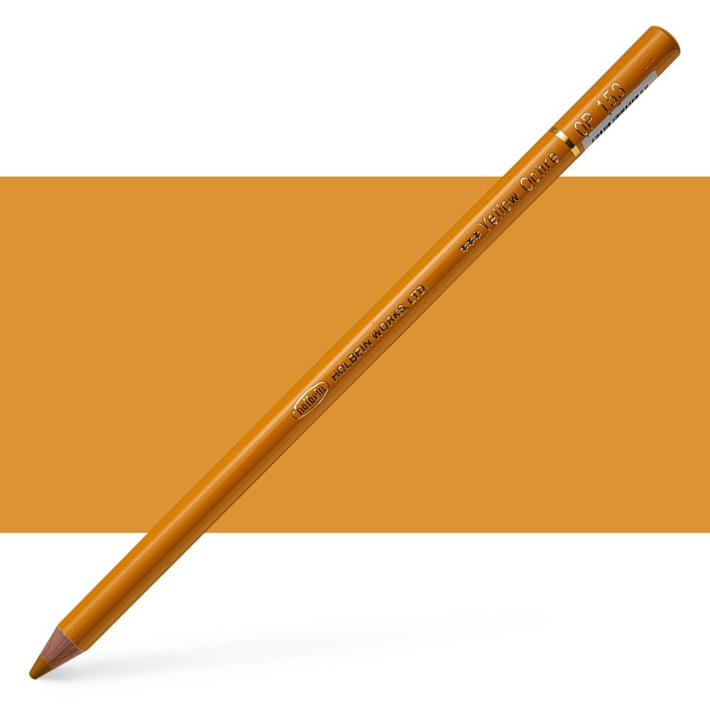 Holbein Colored Pencil OP153 Yellow Ochre - theartshop.com.au