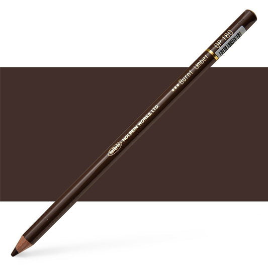 Holbein Colored Pencil OP180 Burnt Umber - theartshop.com.au