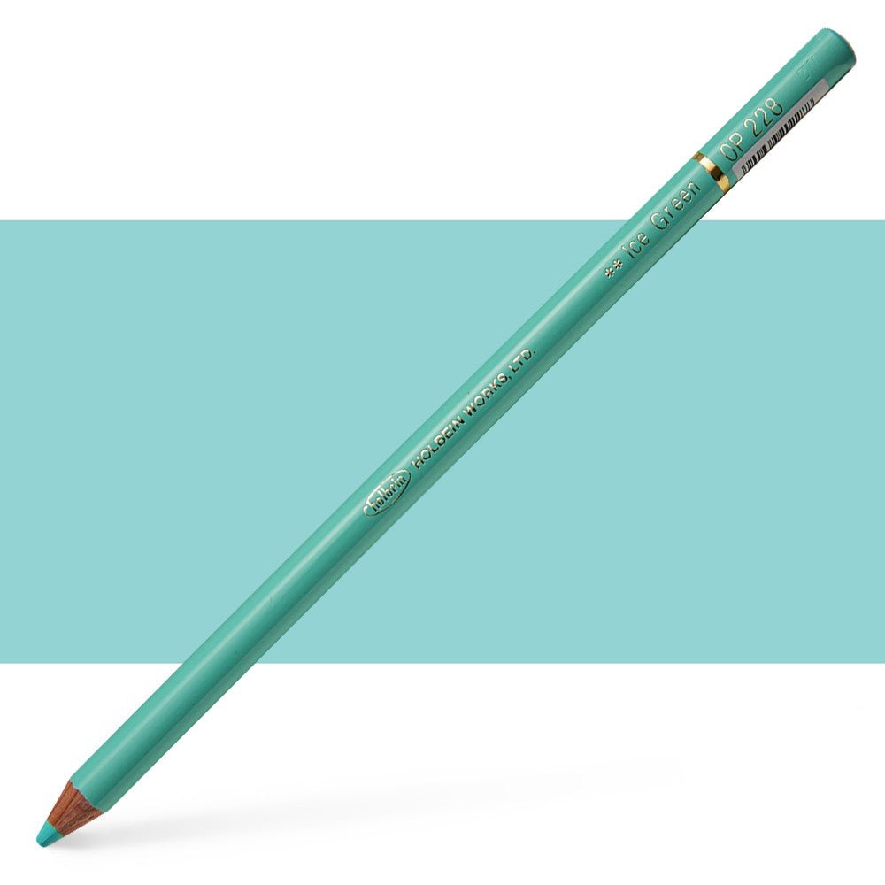 Holbein Colored Pencil OP228 Ice Green - theartshop.com.au