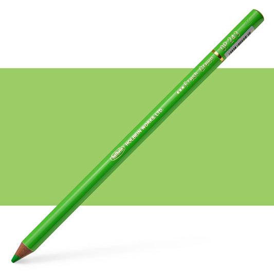 Holbein Colored Pencil OP243 Fresh Green - theartshop.com.au