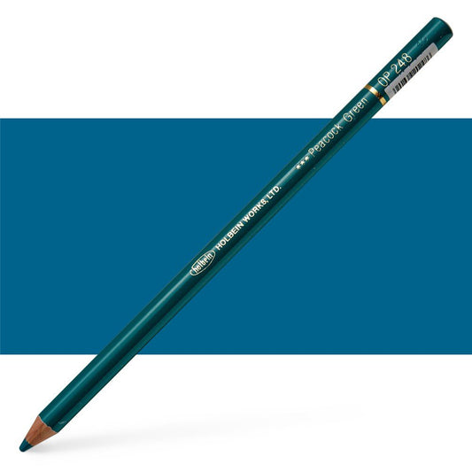 Holbein Colored Pencil OP248 Peacock Green - theartshop.com.au