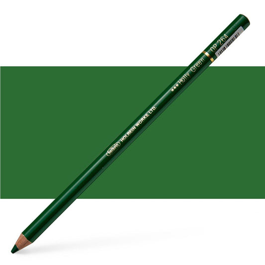 Holbein Colored Pencil OP264 Holly Green - theartshop.com.au
