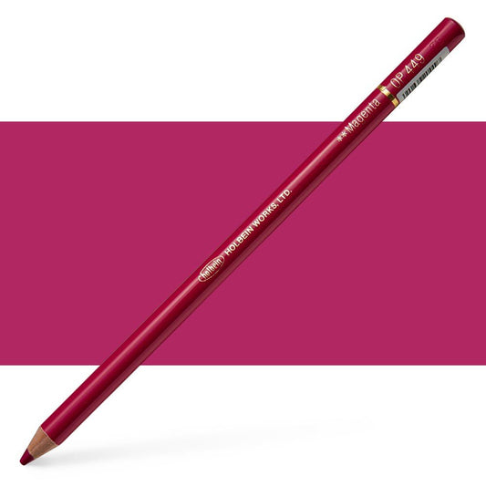 Holbein Colored Pencil OP449 Magenta - theartshop.com.au