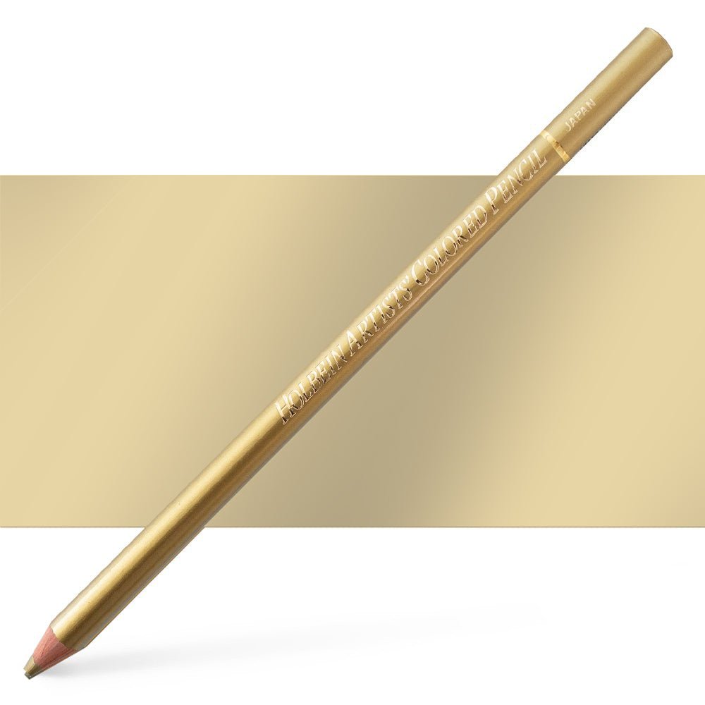 Holbein Colored Pencil OP610 Pale Gold - theartshop.com.au