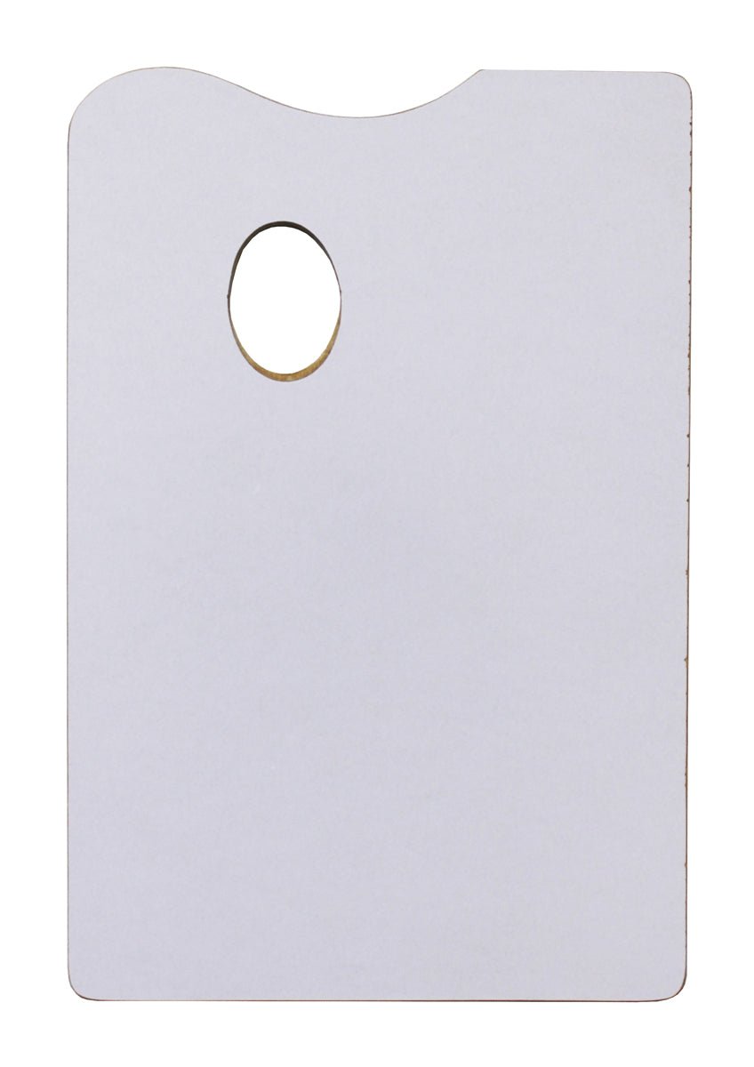 Jasart Rectangle Palette White Small 20 x 30cm - theartshop.com.au