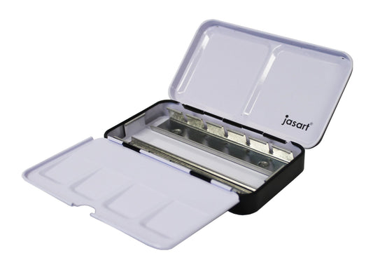 Jasart Voyager Watercolour Empty Storage Holds 12 x half pans OR 6 x full pans - theartshop.com.au