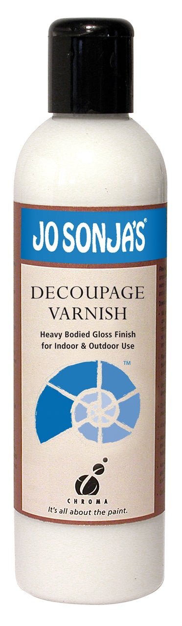 Jo Sonja's Decoupage Gloss Varnish 250ml - theartshop.com.au