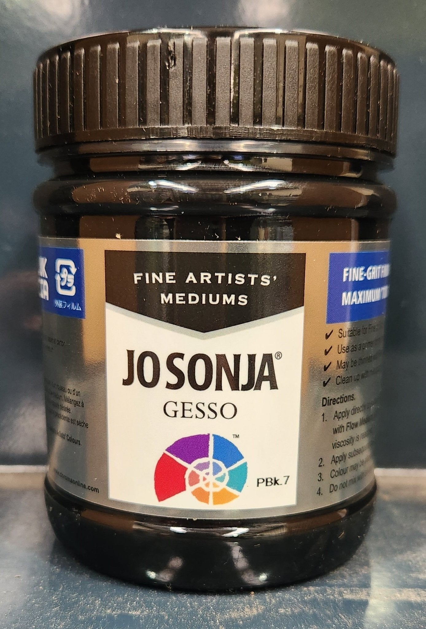 Jo Sonja's Gesso Black 250ml - theartshop.com.au