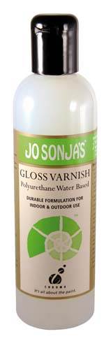 Jo Sonja's Gloss Varnish Water Based Polyurethane 250ml - theartshop.com.au