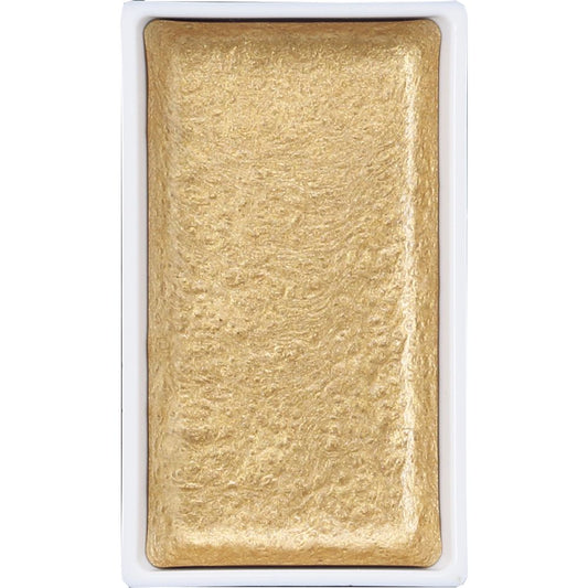 Kuretake Gansai Tambi Watercolour Pan Metallic Champagne Gold - theartshop.com.au