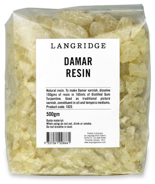 Langridge Damar Resin 500gm - theartshop.com.au