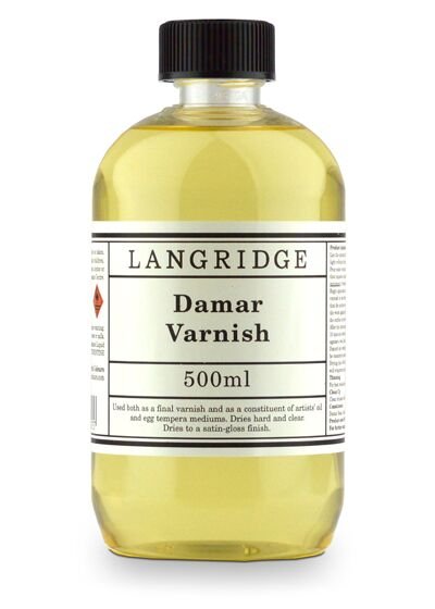 Langridge Damar Varnish 500ml - theartshop.com.au