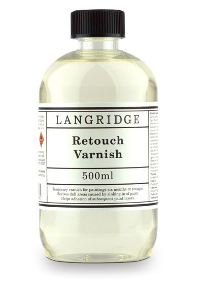Langridge Retouch Varnish 500ml - theartshop.com.au