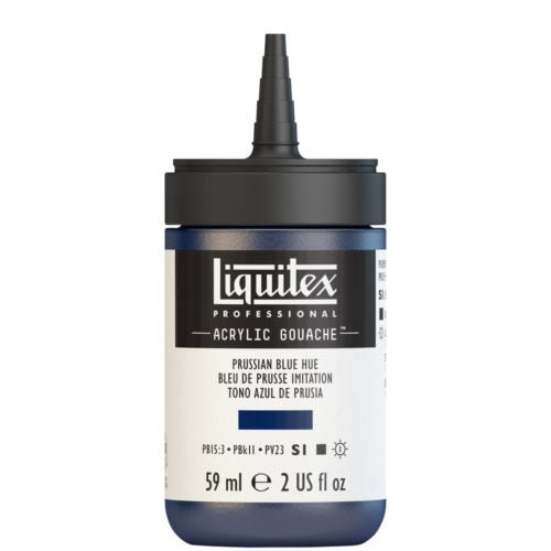 Liquitex Acrylic Gouache 59ml 320 Prussian Blue Hue - theartshop.com.au