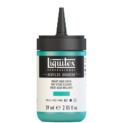 Liquitex Acrylic Gouache 59ml 660 Bright Aqua Green - theartshop.com.au