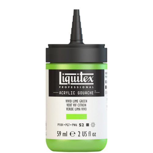 Liquitex Acrylic Gouache 59ml 740 Vivid Lime Green - theartshop.com.au