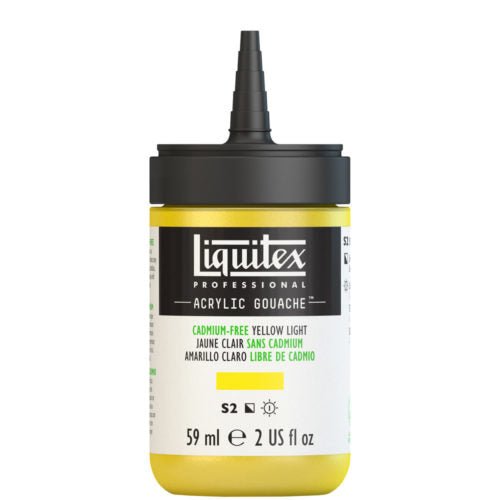 Liquitex Acrylic Gouache 59ml 889 Cad Free Yellow Light - theartshop.com.au