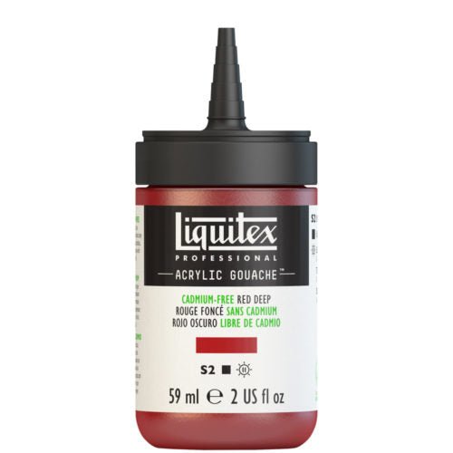 Liquitex Acrylic Gouache 59ml 895 Cad Free Red Deep - theartshop.com.au