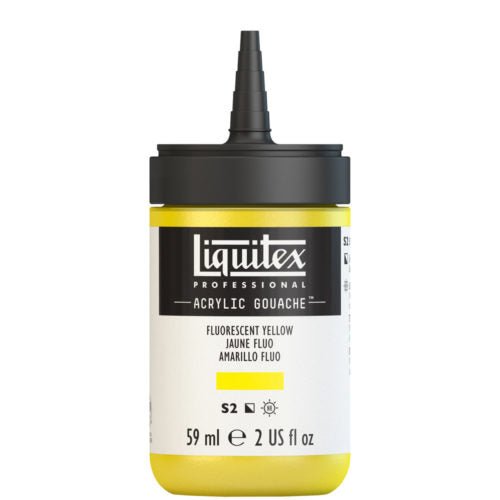 Liquitex Acrylic Gouache 59ml 981 Fluorescent Yellow - theartshop.com.au