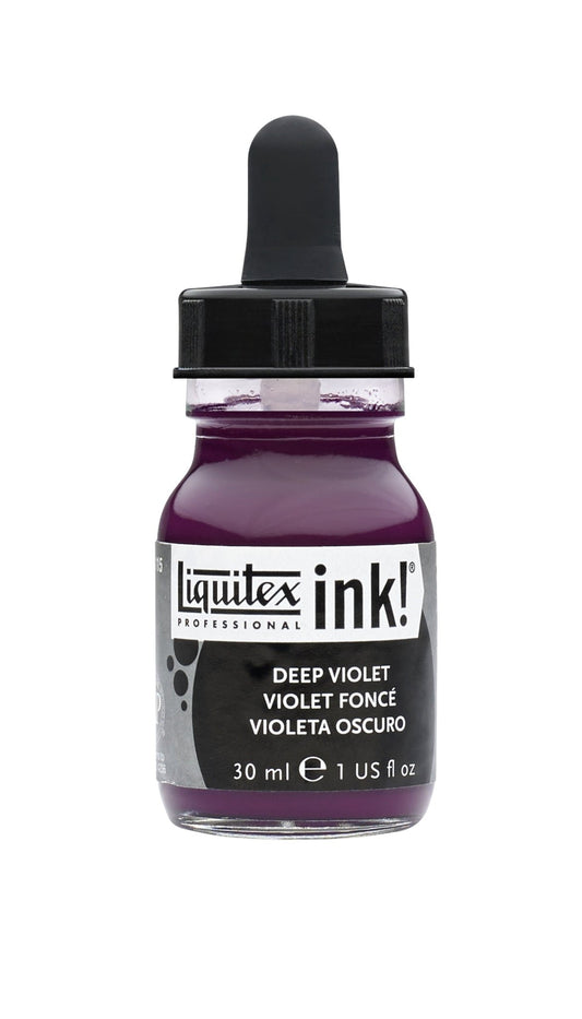 Liquitex Acrylic Ink 30ml Deep Violet - theartshop.com.au