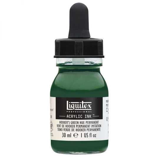 Liquitex Acrylic Ink 30ml Hooker's Green Permanent Hue - theartshop.com.au