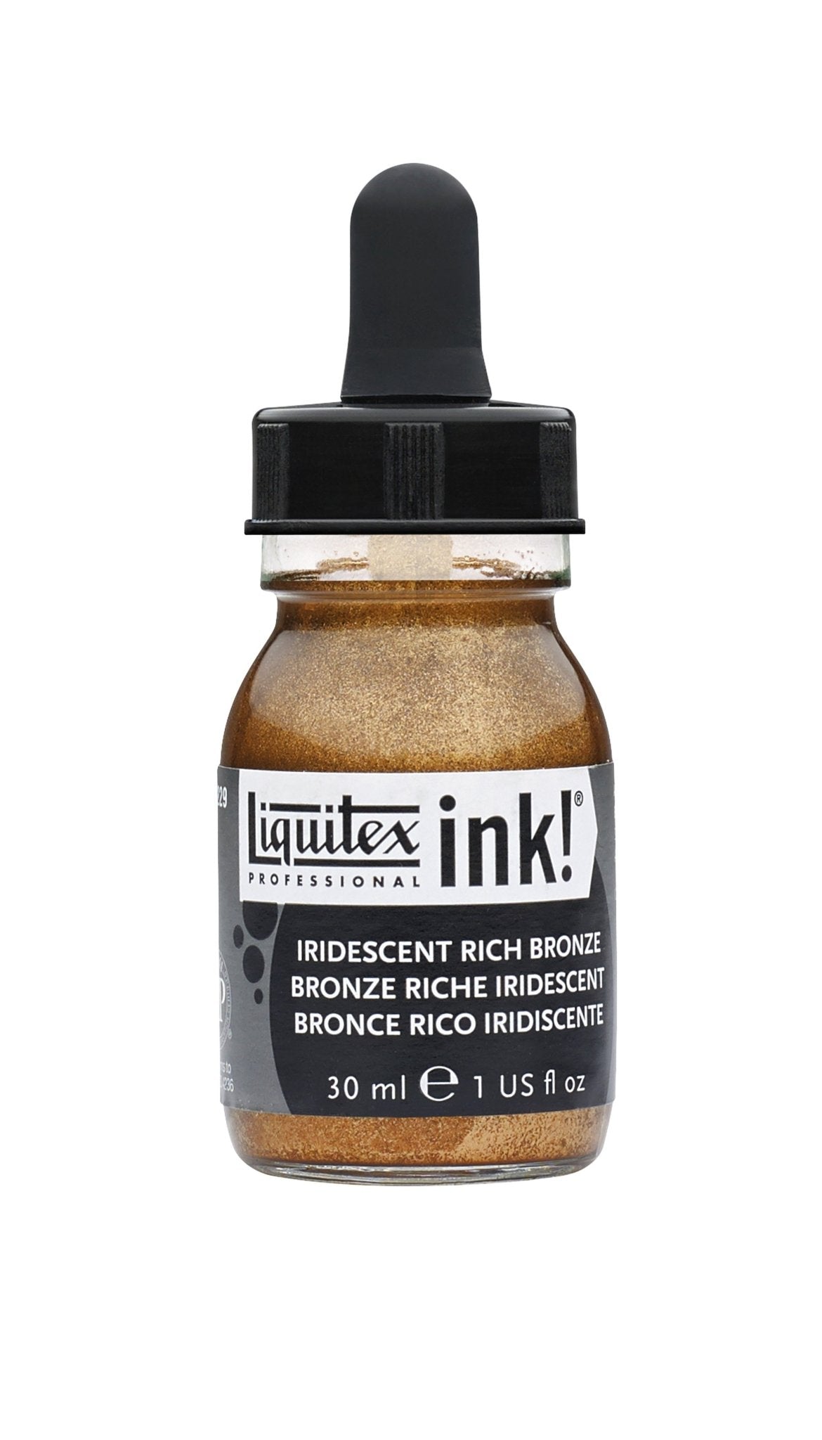 Liquitex Acrylic Ink 30ml Iridescent Rich Bronze - theartshop.com.au