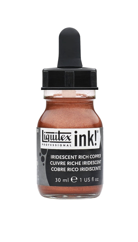 Liquitex Acrylic Ink 30ml Iridescent Rich Copper - theartshop.com.au