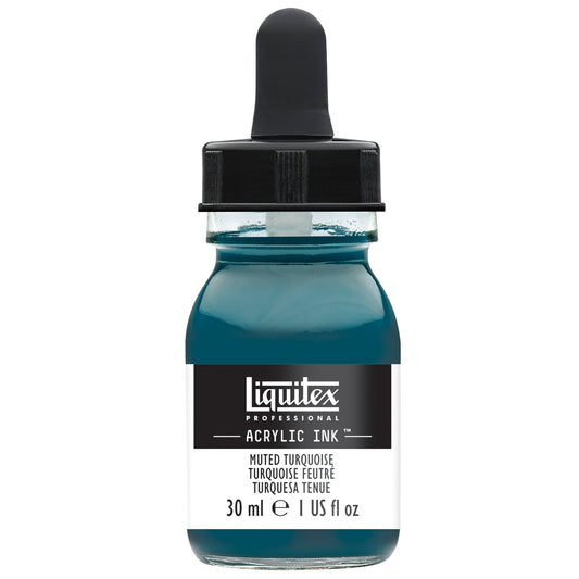 Liquitex Acrylic Ink 30ml Muted Turquoise - theartshop.com.au