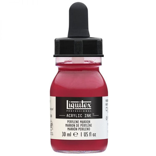 Liquitex Acrylic Ink 30ml Perylene Maroon - theartshop.com.au