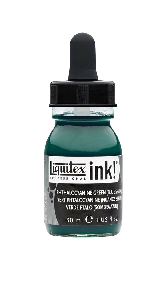 Liquitex Acrylic Ink 30ml Phthalo Green Blue Shade - theartshop.com.au