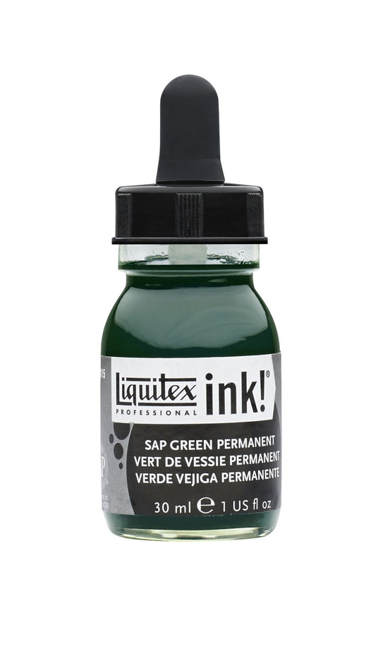 Liquitex Acrylic Ink 30ml Sap Green Permanent - theartshop.com.au