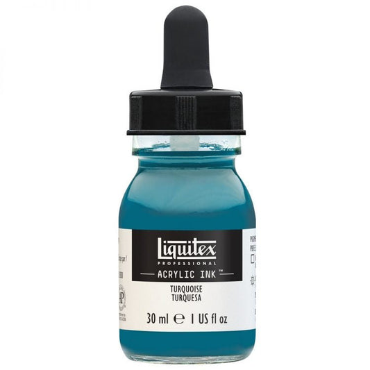 Liquitex Acrylic Ink 30ml Turquoise - theartshop.com.au
