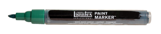 Liquitex Acrylic Paint Marker Fine Phthalo Green Blue Shade - theartshop.com.au