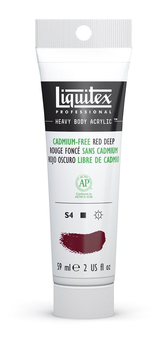 Liquitex Heavy Body 59ml Cadmium-Free Red Deep - theartshop.com.au