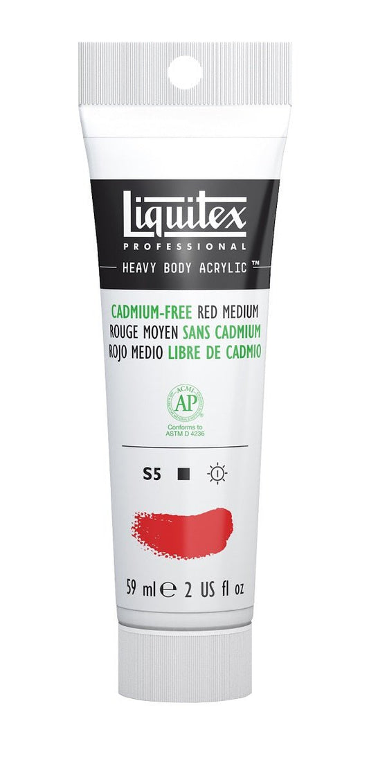 Liquitex Heavy Body 59ml Cadmium-Free Red Medium - theartshop.com.au