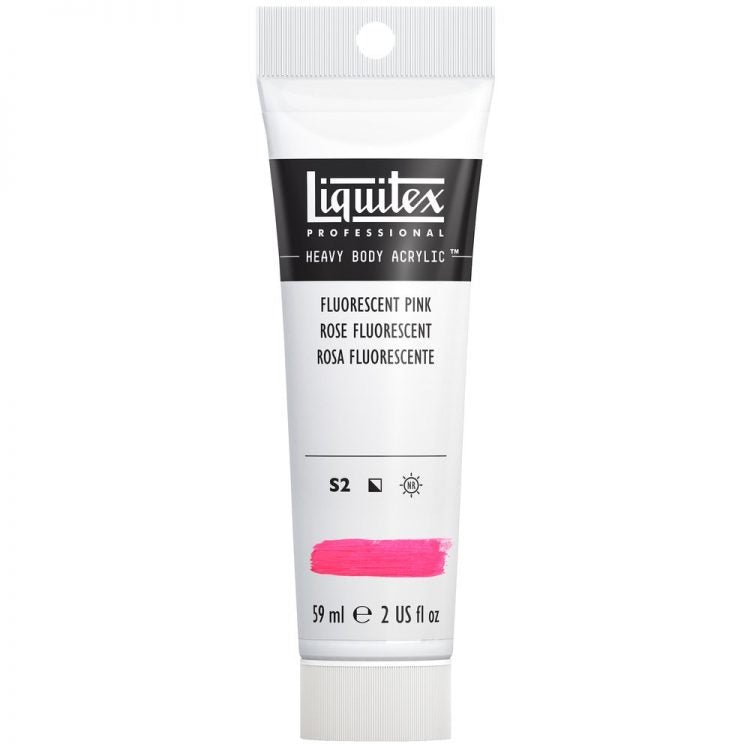 Liquitex Heavy Body 59ml Fluorescent Pink - theartshop.com.au
