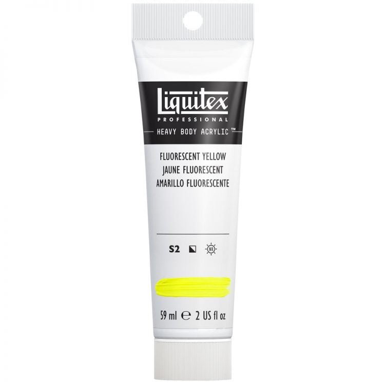 Liquitex Heavy Body 59ml Fluorescent Yellow - theartshop.com.au