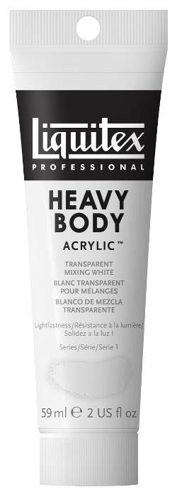 Liquitex Heavy Body 59ml Transparent Mixing White - theartshop.com.au