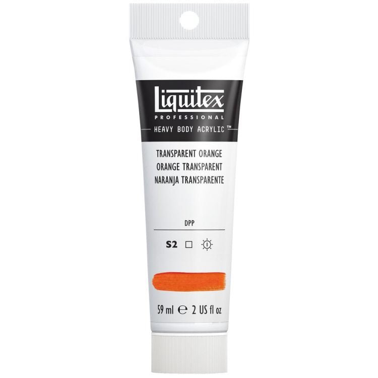 Liquitex Heavy Body 59ml Transparent Orange - theartshop.com.au